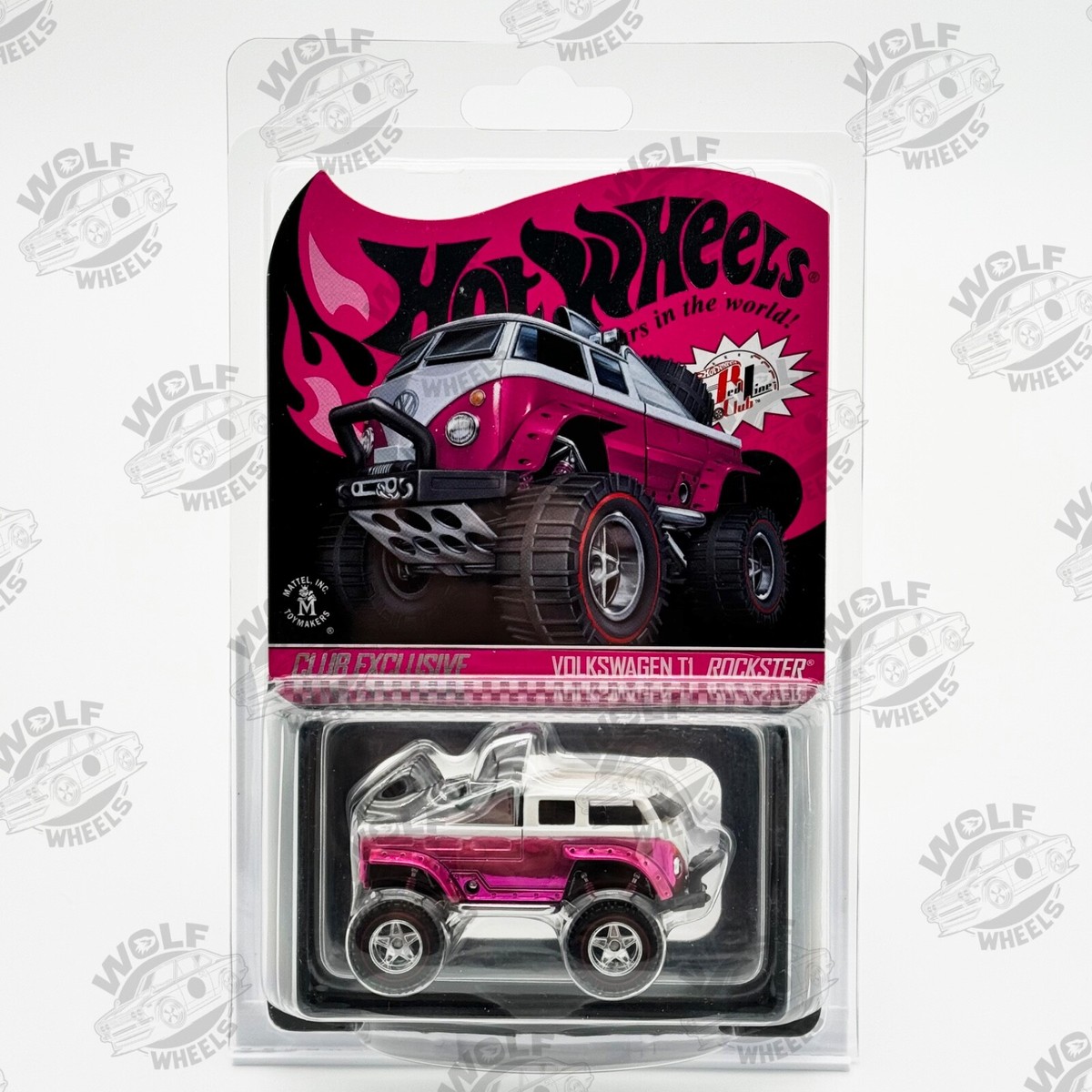 Hot Wheels RLC Club Exclusive - Volkswagen T1 Rockster - Pink