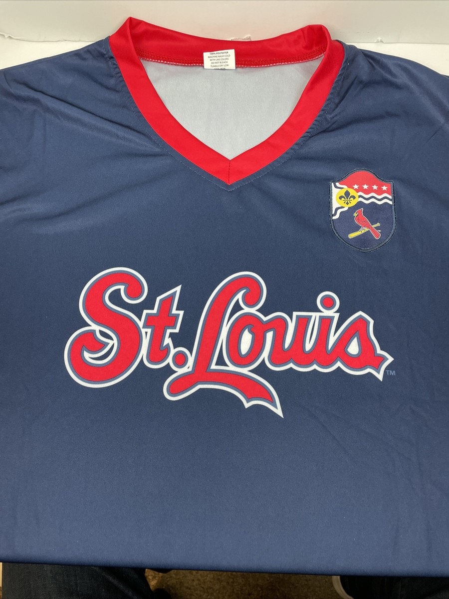 ST. LOUIS CARDINALS ADULT XL SOCCER JERSEY 9-17-22 ST LOUIS SC SOCCER NIGHT SGA