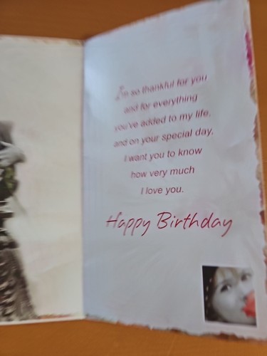 BIRTHDAY CARD WITH MESSAGE - Picture 3 of 4