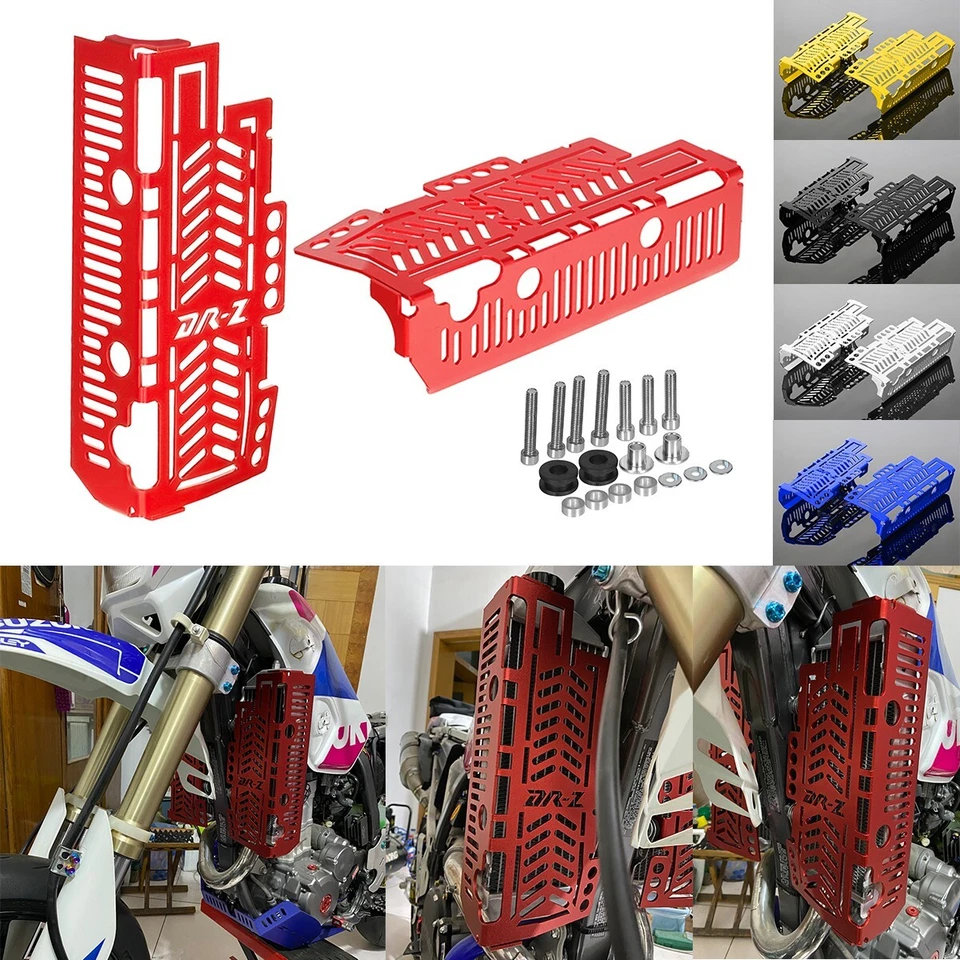 Protetor de tampa de grade de radiador para SUZUKI DRZ400SM DR-Z400S DRZ400E - Imagem 2 de 4