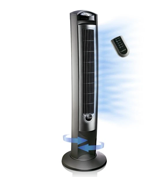 Lasko 42u0026#034; Wind Curve Oscillating Tower Fan with Nighttime Setting and  Remote | eBay