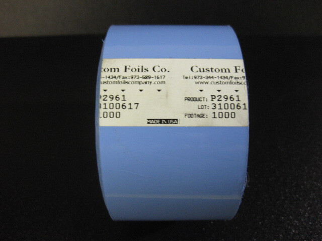 Hot Stamp Stamping Foil * (1) roll ** POWDER BLUE ** 2
