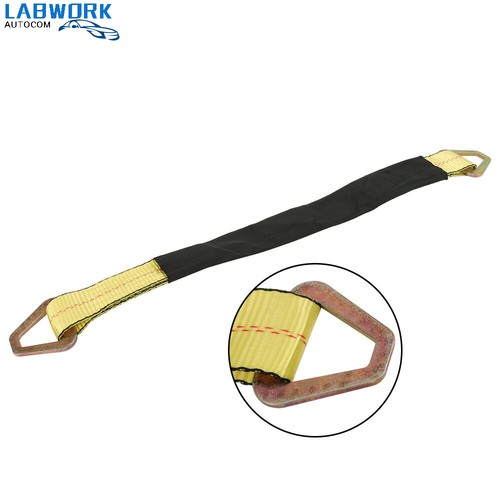 2" x 96" Ratchet Car Straps 10000lbs Break Strength Car Tie Down Straps W/ Hooks - Picture 15 of 18