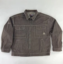 Vintage UBX Urban Expedition Full Zip Embroidered Collared Men’s Jacket Size XL