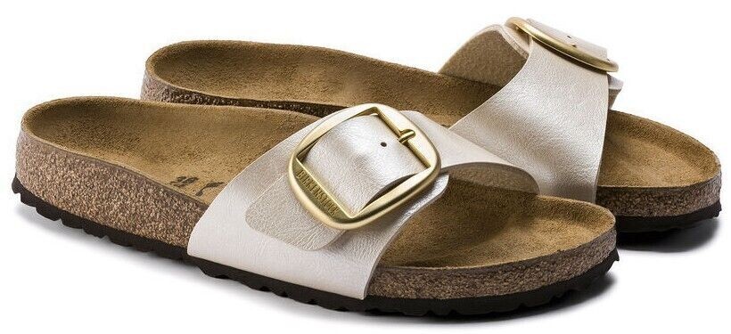 BIRKENSTOCK Madrid Big Buckle Gaceful Pearl White 1015278 ancho estrecho mujer 38