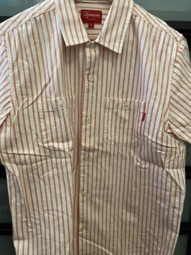 Supreme Stripe Denim Shirt | eBay