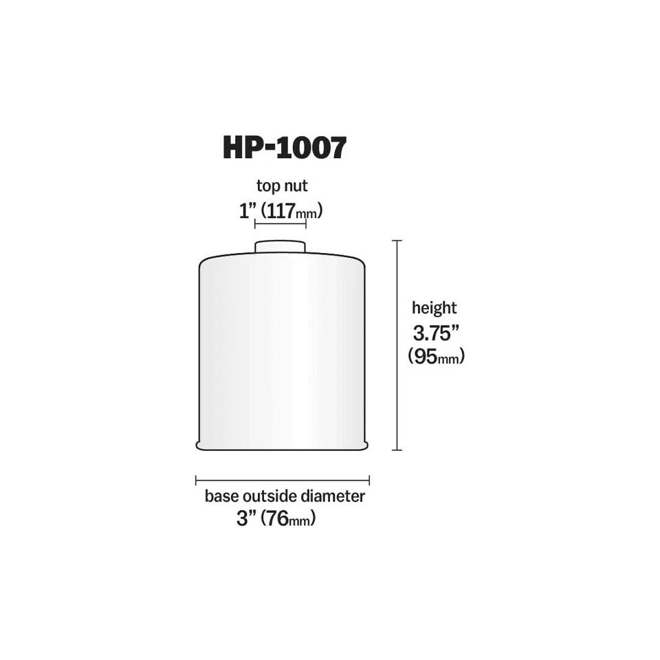 Масляный фильтр K&N HP-1007 1997-2006 LS двигатели LS1 LS6 LM7 LQ4 LQ9 L59 LR4 LM4 L33 - Изображение 3 из 4