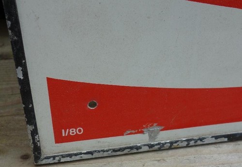 altes Blechschild Alu Coca Cola Parkplatz - Bild 4 von 7