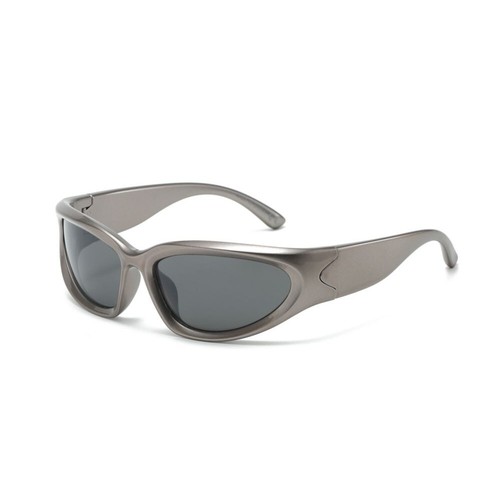 Occhiali da sole sportivi donna Clebrity Shield lusso stile retrò vintage tonalità spiaggia - Foto 15 di 18