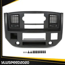 Fit For 06-08 Dodge Ram Center Dash Trim Dashboard Radio Air Vent Bezel Panel