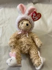 Ty Beanie Baby SKIPS the Easter Bear Easter Bunny Vintage Ty Stuffed Animal Toy