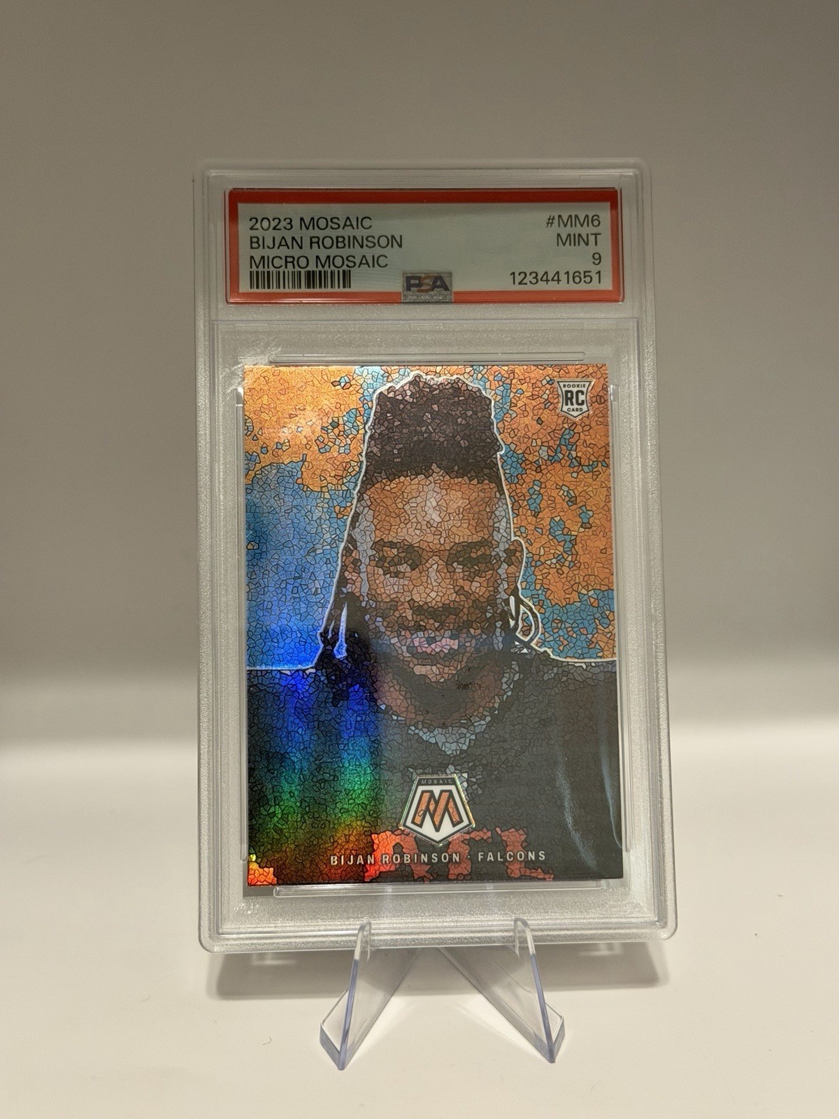 2023 Panini Mosaic - Micro Mosaic Bijan Robinson #MM-6 (RC)