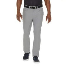 NEW Greg Norman Ultimate 5 Pocket Tech Pants Men's 38X30 Stretch Gray