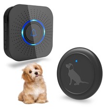 Dog Doorbell to Go Outside, Wireless Doggie Door Bell Operating at 1000 Feet ...