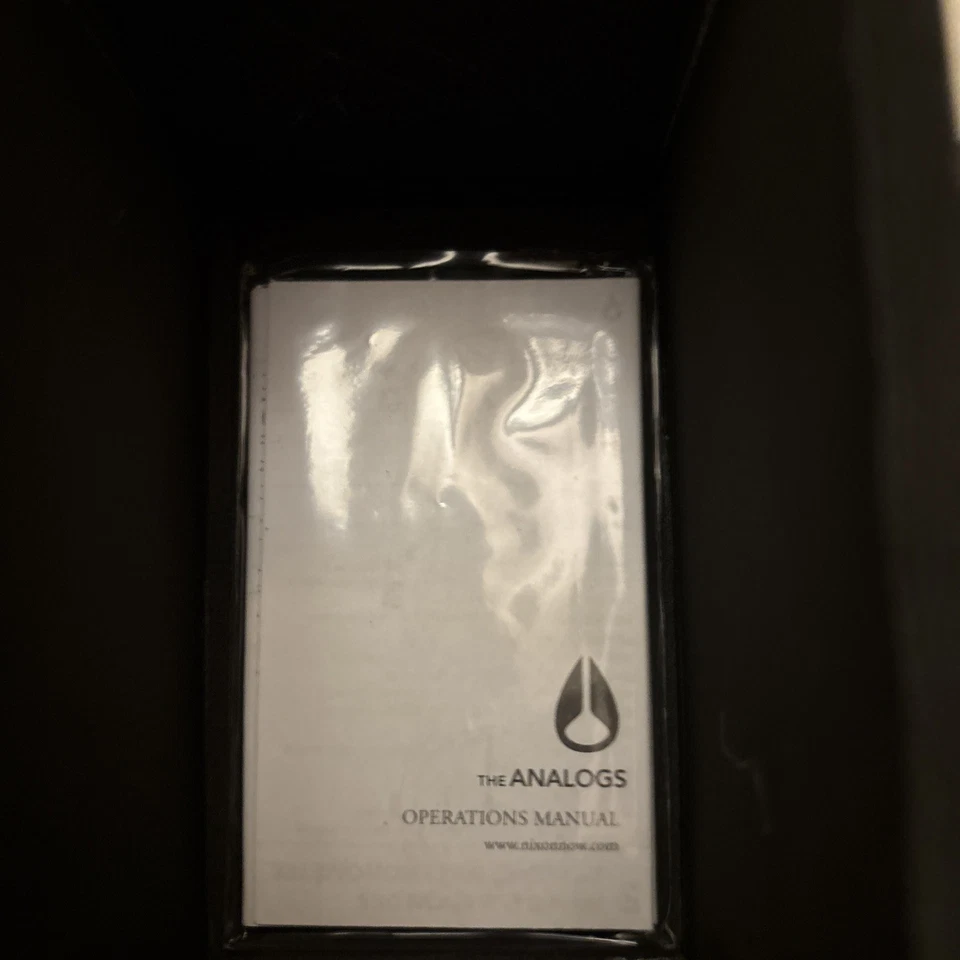 Reloj Nixon ~ Time Teller Acetato ~ Todo Negro/Plateado 40 mm ~ A327-2345 Foto 3 de 4