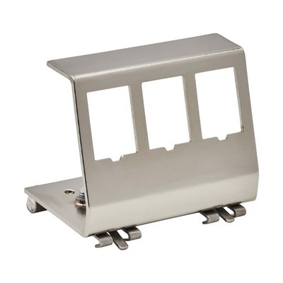 EATON N063-003 3-Port Metal DIN-Rail Mounting Module for Snap-in Keystone