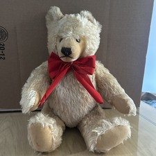Teddy Bear Blonde Mohair Vtg Steiff 19" Jointed Growler Gorgeous EAN 0201/51