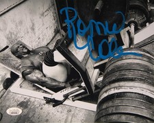 Ronnie Coleman Signed 8x10 Leg Presses JSA
