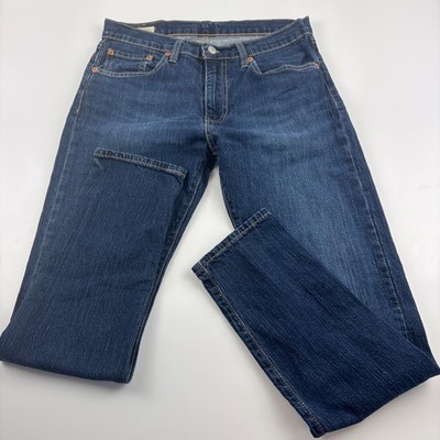 Levi's 512 Men's W32 L32 Blue Slim Taper Jeans WaterLess Denim Casual Classic