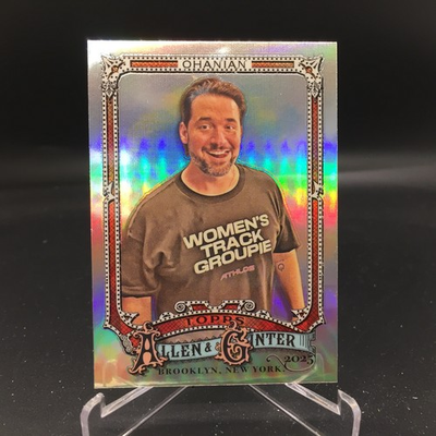#ad #ad Alexis Ohanian 2025 Topps Allen amp; Ginter Chrome Refractor 291 Reddit Founder $2.99