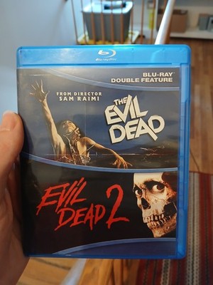 The Evil Dead  Evil Dead 2 Double Feature Blu Ray OOP RARE