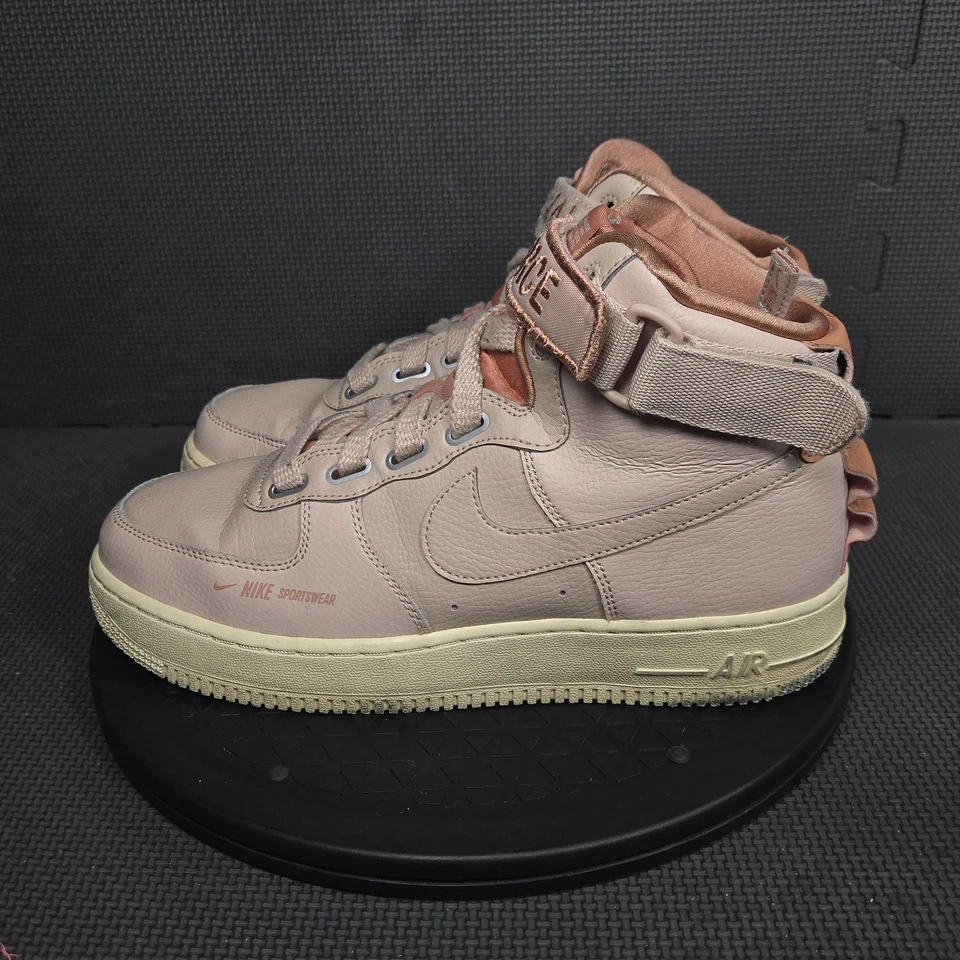 Nike Air Force 1 SF AF1 Zapatos Mujer Talla 9.5 Rosa Mujer Botas Fuerza 857311-200 Foto 3 de 4