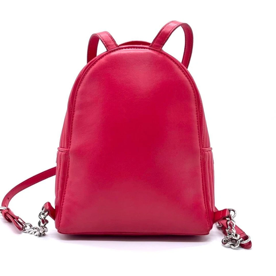 Mochila FENDI By The Way acolchada roja Foto 2 de 4