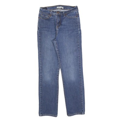 Levi's 512 Bootcut Damen Jeans Blau Slim Denim W28 L28 Freizeit Mode