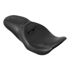 Driver & Passenger Black Seat Fit For Harley Touring Street Road Glide 2009-2023