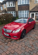 2010 Mercedes E350 Coupe 3.0 V6 CDI Sport - Rare Fully Loaded Mars Red - 167k V5