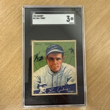 1934 Goudey #21 Bill Terry GIANTS SGC 3 VG