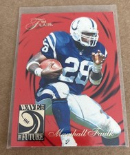 Marshall Faulk 1994 Flair ROOKIE Wave of the Future #2 - Indianapolis Colts