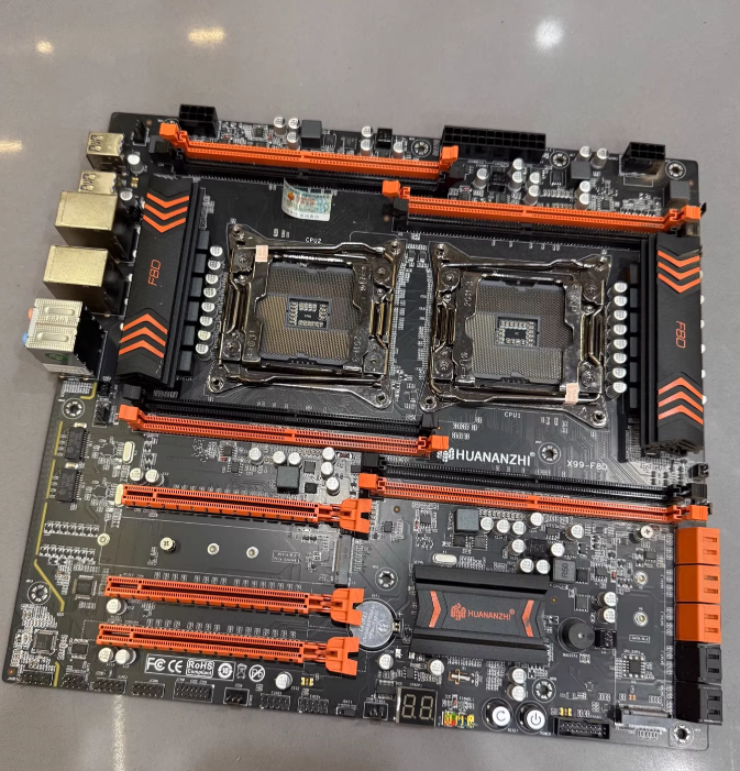 X99 F8D PLUS Dual CPU Motherboard E-ATX - Supports Intel E5-2699