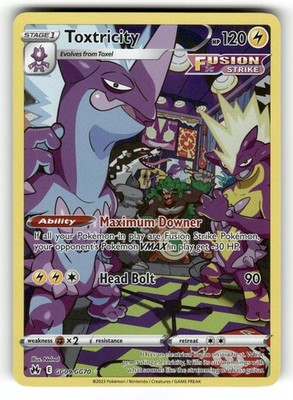 Toxtricity NM GG09/GG70 Holo Crown Zenith Galarian Gallery Pokemon Holo