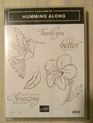 Stampin' Up! Humming Along Cling Stamp Set