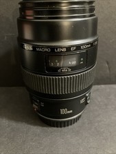 Canon EF f/2.8 100mm Focal Macro/Close Up Lenses for sale | eBay