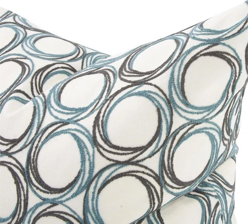 Traditional Indigo Accent Pillow-20x20 Decor - Picture 3 of 6