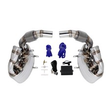 Exhaust Valved Silencer Fit For Porsche 911 996 Carrera 1998-2004 Sports Muffler