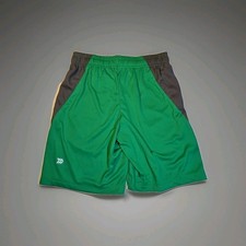 All in Motion Boys Train Shorts Drawstring Pockets Green / Gray Size 8 M