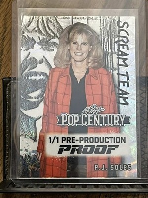 P.J. SOLES 2025 LEAF POP CENTURY SCREAM TEAM HALLOWEEN PRE PRODUCTION PROOF 1/1!
