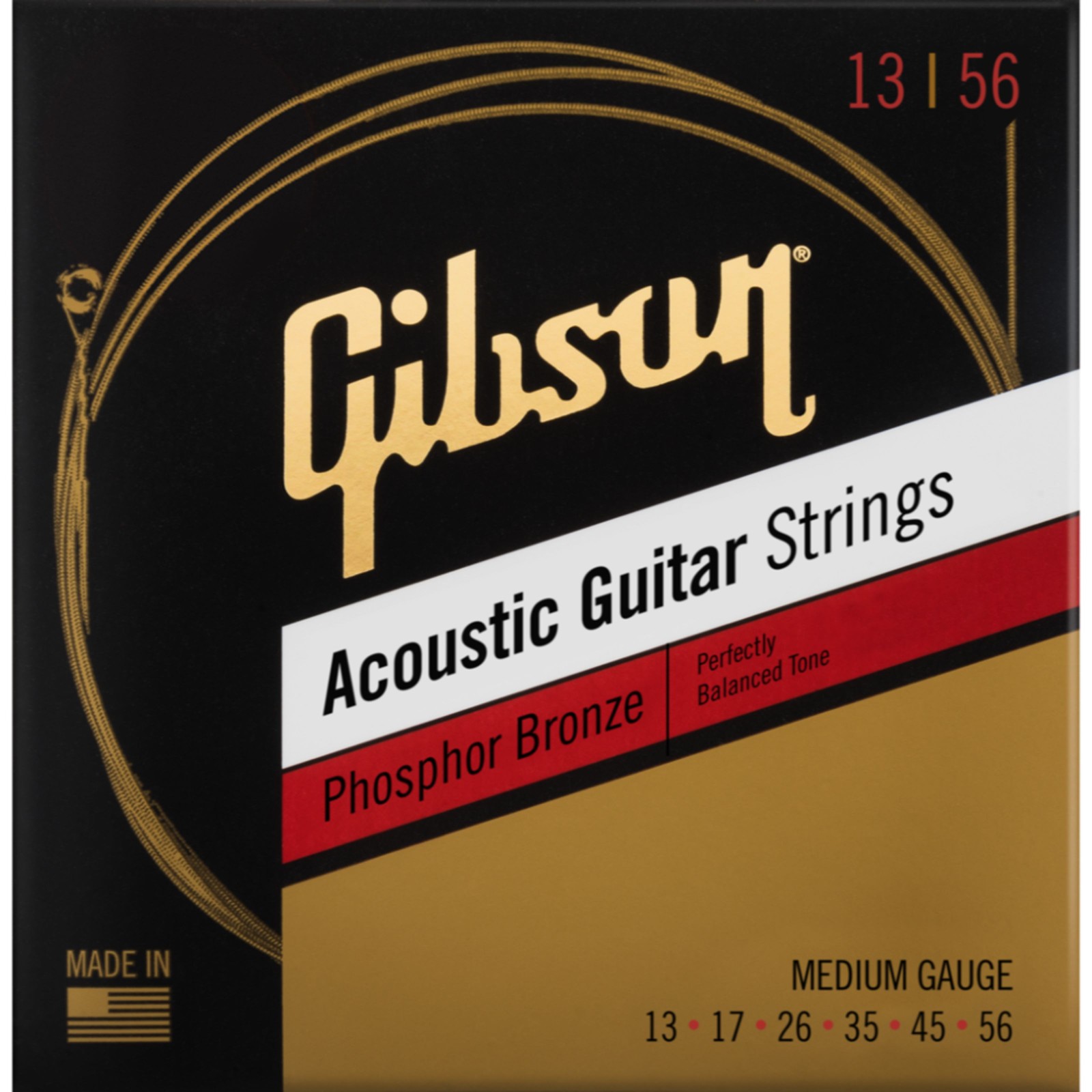 Gibson SAG-PB13 Acoustic Light 13-56 - Westerngitarrensaiten 2690₽