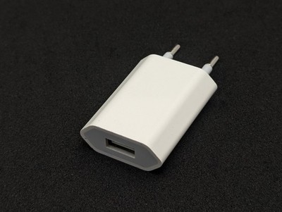 Genuine OEM Apple A1400 USB Charger 5V 1A EU Plug 2PIN for iPhone iPod iWatch