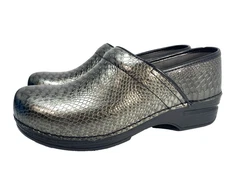 Dansko XP Metallic Clogs Womens US 10.5-11 Slip Resistant Comfort Shoes Nurse