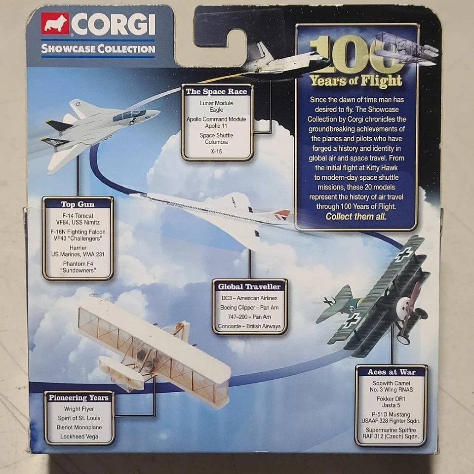 New F-16 Fighting Falcon Wright American Aces CS90289 Corgi 100 Years of Flight - Image 3 of 4