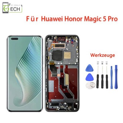 Für Huawei Honor Magic 5 Pro PGT-AN10/PGT-N19 LCD (OLED) Display mit Rahmen