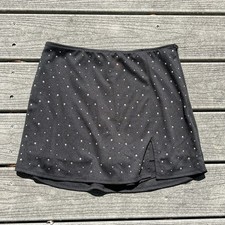 Wild Fable: Black Skort with Sparkle Dots. Women s Size Medium.