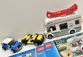 Lego Sets Lot 60081 City Car 60057 Camper 40078 7567 76002 Minifigs Retired