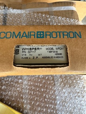 Comair Rotron 027117 Whisper Fan 115V Model WR2A1 New in Box