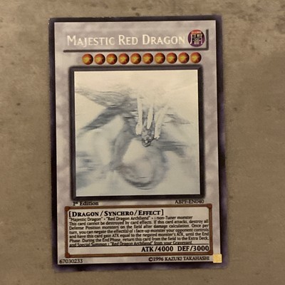 Majestic Red Dragon (Ghost Rare) ABPF-EN040 -1st Edition Lp