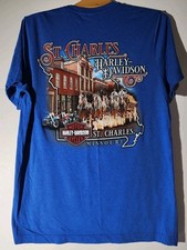 Harley-Davidson Motorcycles St. Charles, MO CLYDESDALES & CYCLES TShirt Medium
